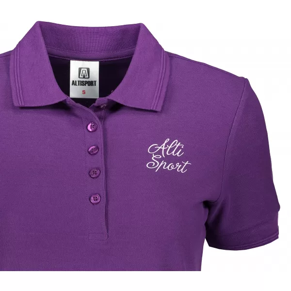  Damen-T-Shirt mit Kragen ALTISPORT ALW056210 LILA 