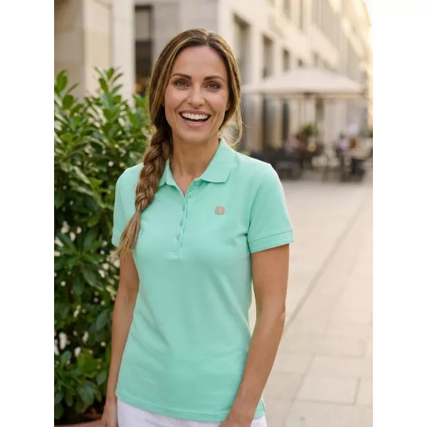  Dámské triko s límečkem ALTISPORT CARRYOVER ALW065210 MÁTOVÁ 