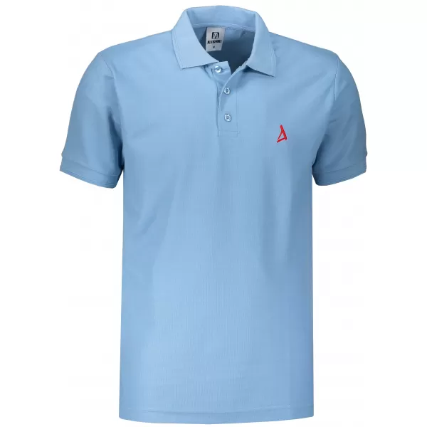  Premium-T-Shirt für Herren mit Kragen ALTISPORT ALM002203 HIMMELBLAU 