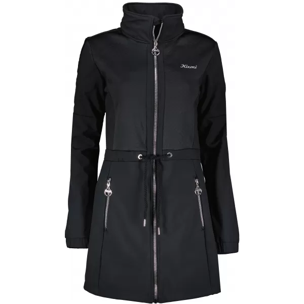  Softshell-Mantel für Damen KIXMI MALAYA SCHWARZ 