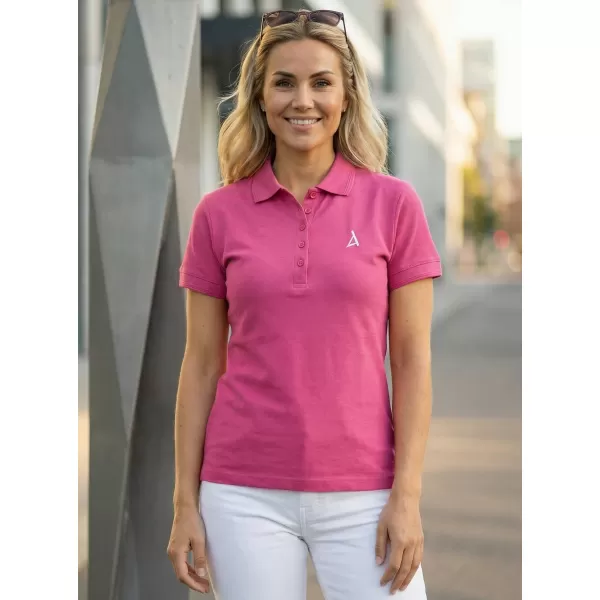  Premium-T-Shirt für Damen mit Kragen ALTISPORT ALW002210 LILA 