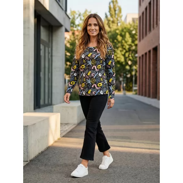  Damen-T-Shirt ALTISPORT KORTA LTSU840 SCHWARZ 