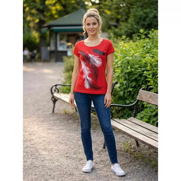  Dámské triko ALTISPORT CARRYOVER ALW112122 ČERVENÁ 
