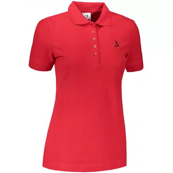  Premium-T-Shirt für Damen mit Kragen ALTISPORT ALW002210 ROT 