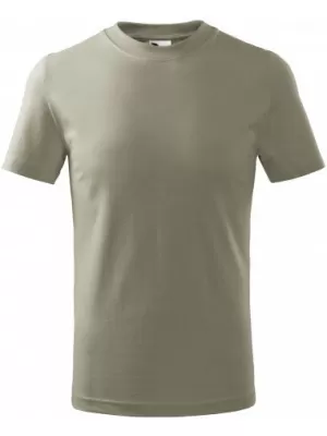 Kinder-T-Shirt MALFINI BASIC 138 HELLES KHAKI