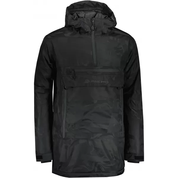  Herren Winterjacke ALPINE PRO CLOC MJCU527 SCHWARZ/GRÜN 
