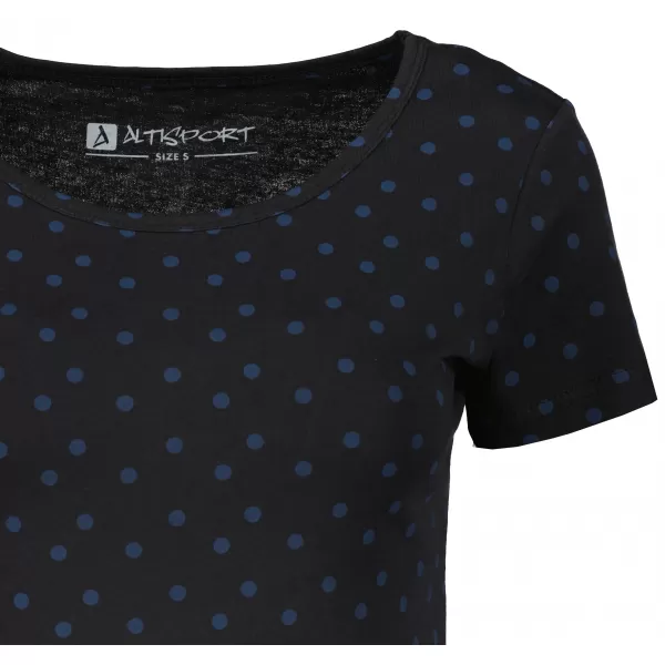  Damen-T-Shirt ALTISPORT POLEMA LTSU839 SCHWARZ 