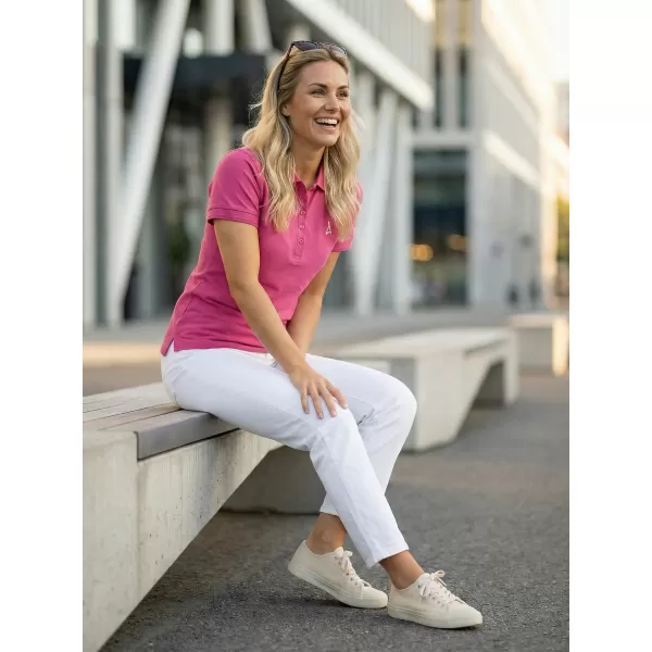  Premium-T-Shirt für Damen mit Kragen ALTISPORT ALW002210 LILA 