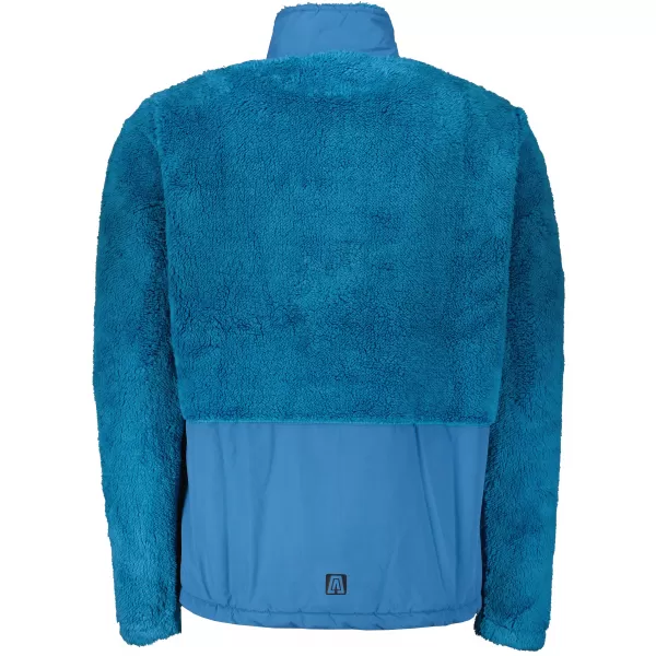  Fleece-Sweatshirt für Herren ALTISPORT HONOB MSWU307 BLAU 