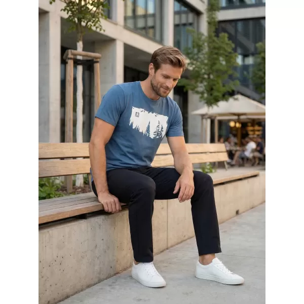  Pánské triko ALTISPORT CARRYOVER ALM111129 DENIM 