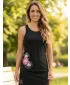 Damen-Tanktop ALTISPORT ALW106AL4 SCHWARZ ROSA