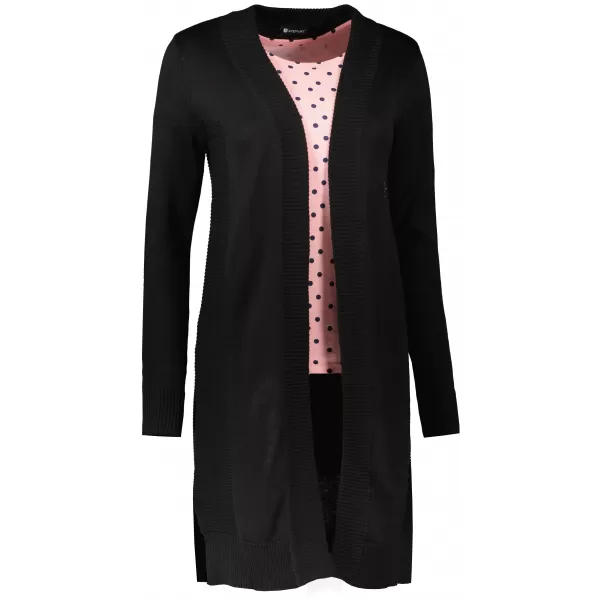  Strickjacke für Damen ALTISPORT KALISA LPLU104 SCHWARZ 