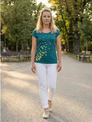 Damen-T-Shirt ALTISPORT JEDRA LTSU841 KEROSIN