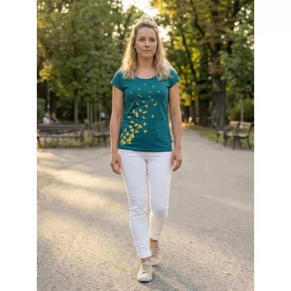  Damen-T-Shirt ALTISPORT JEDRA LTSU841 KEROSIN 