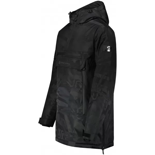  Herren Winterjacke ALPINE PRO CLOC MJCU527 SCHWARZ/GRÜN 