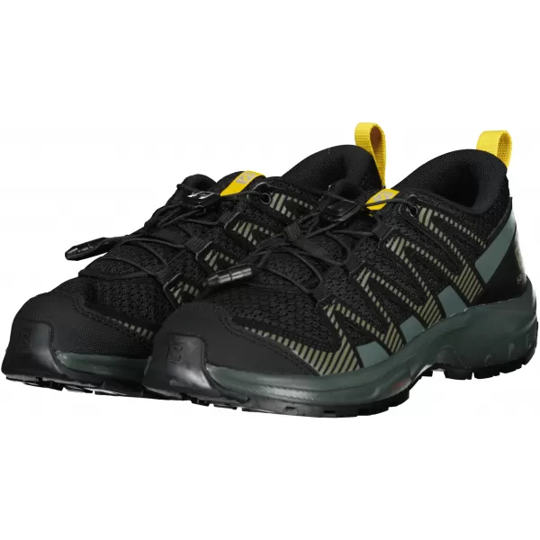  Kinderschuhe SALOMON XA PRO V8 J L41436100 SCHWARZ/GRAU/GELB 