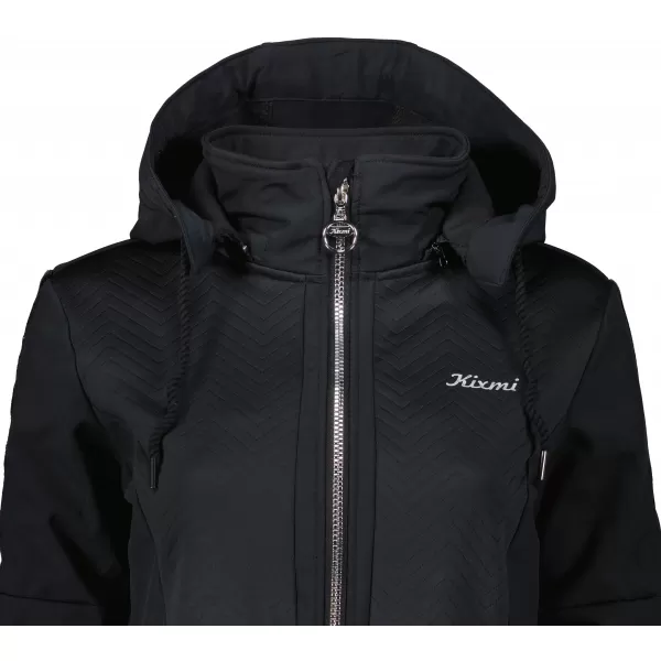  Softshell-Mantel für Damen KIXMI MALAYA SCHWARZ 