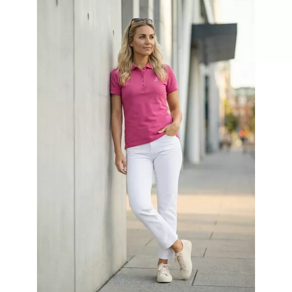  Premium-T-Shirt für Damen mit Kragen ALTISPORT ALW002210 LILA 