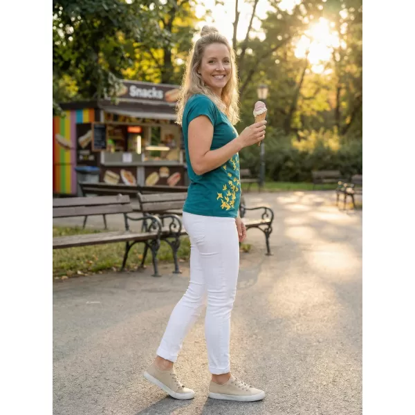  Damen-T-Shirt ALTISPORT JEDRA LTSU841 KEROSIN 