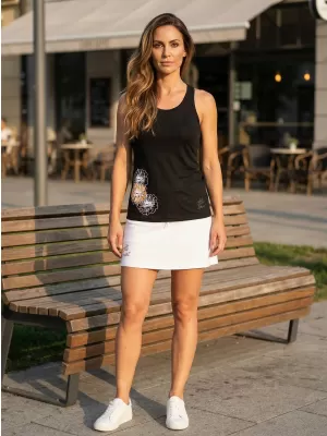 Damen-Tanktop ALTISPORT ALW106AL4 SCHWARZ UND GOLD