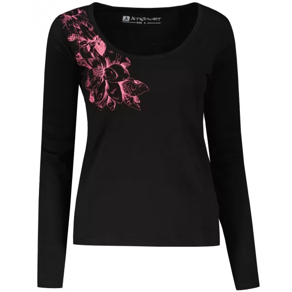  Damen-T-Shirt ALTISPORT KOLIA LTSU837 SCHWARZ 
