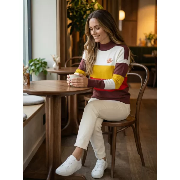  Damenpullover ALTISPORT FRAMA LPLU102 WEIßE STREIFEN 