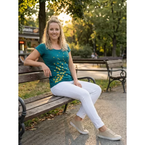  Damen-T-Shirt ALTISPORT JEDRA LTSU841 KEROSIN 