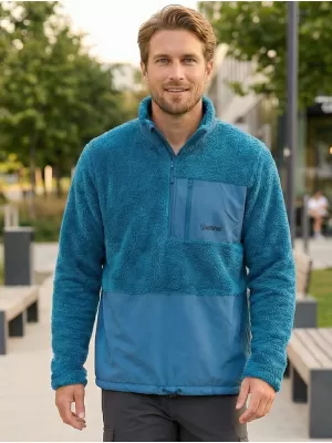 Fleece-Sweatshirt für Herren ALTISPORT HONOB MSWU307 BLAU