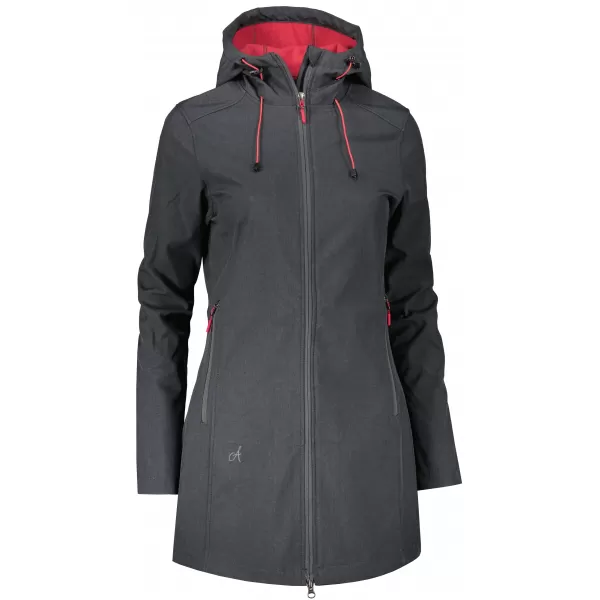  Softshell-Mantel für Damen ALTISPORT DERAURA LCTU166 DUNKELGRAU 