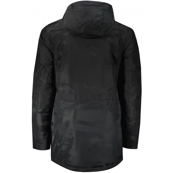  Herren Winterjacke ALPINE PRO CLOC MJCU527 SCHWARZ/GRÜN 