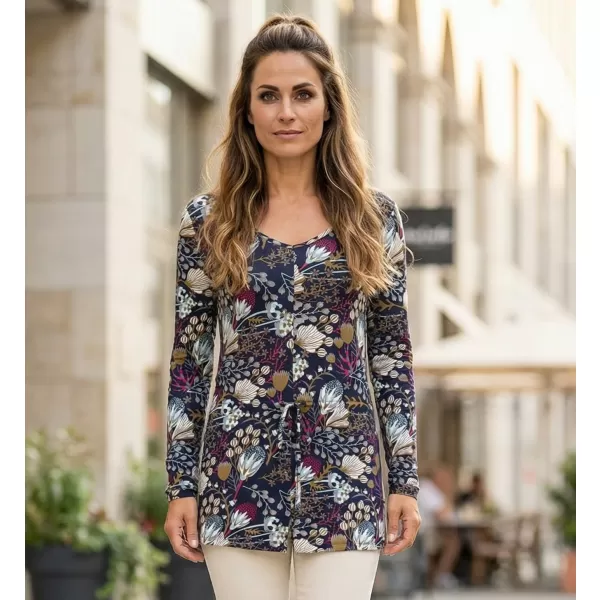  Damen-T-Shirt KIXMI MARINA DUNKELBLAU 