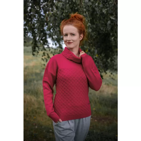  Damenpullover KIXMI MAIRIN ROT 