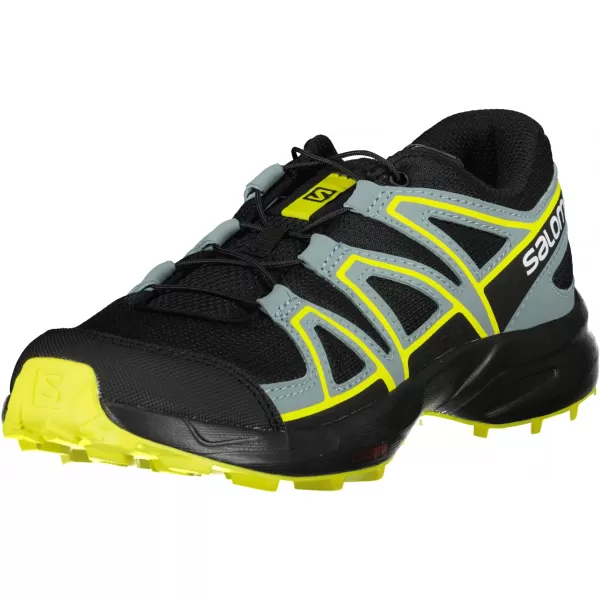  Laufschuhe SALOMON SPEEDCROSS J L41447100 SCHWARZ/SCHWARZ/GRÜN 