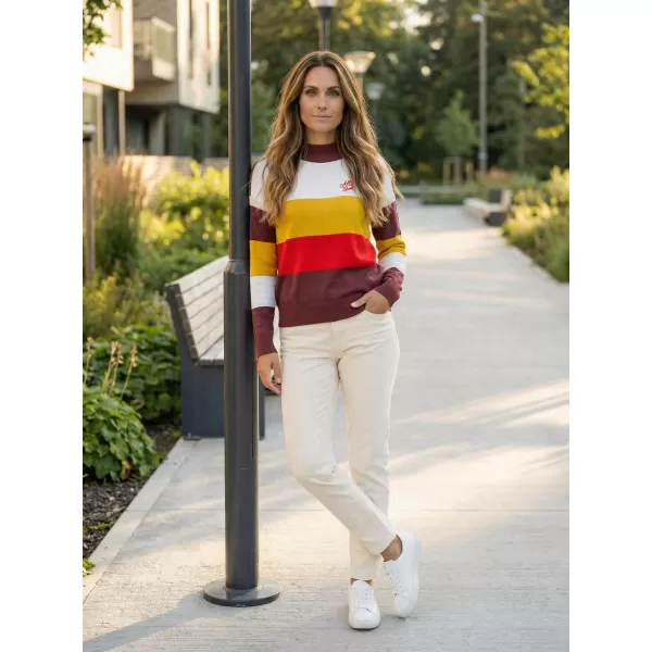  Damenpullover ALTISPORT FRAMA LPLU102 WEIßE STREIFEN 