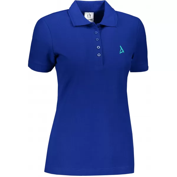  Premium-T-Shirt für Damen mit Kragen ALTISPORT ALW002210 KÖNIGSBLAU 