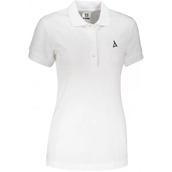  Premium-T-Shirt für Damen mit Kragen ALTISPORT ALW002210 WEIß 