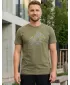 Pánské triko ALTISPORT CARRYOVER ALM115129 KHAKI