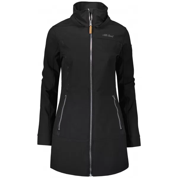  Softshell-Mantel für Damen ALTISPORT GYMA LCTU163 SCHWARZ 