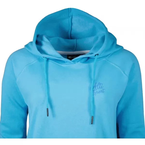  Erweitertes Damen-Sweatshirt ALTISPORT MIBELA LSKU366 AZURBLAU 