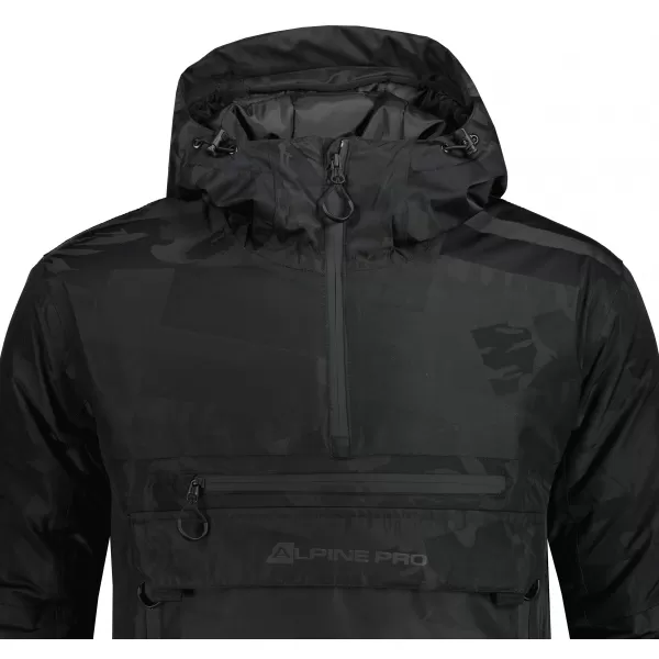  Herren Winterjacke ALPINE PRO CLOC MJCU527 SCHWARZ/GRÜN 