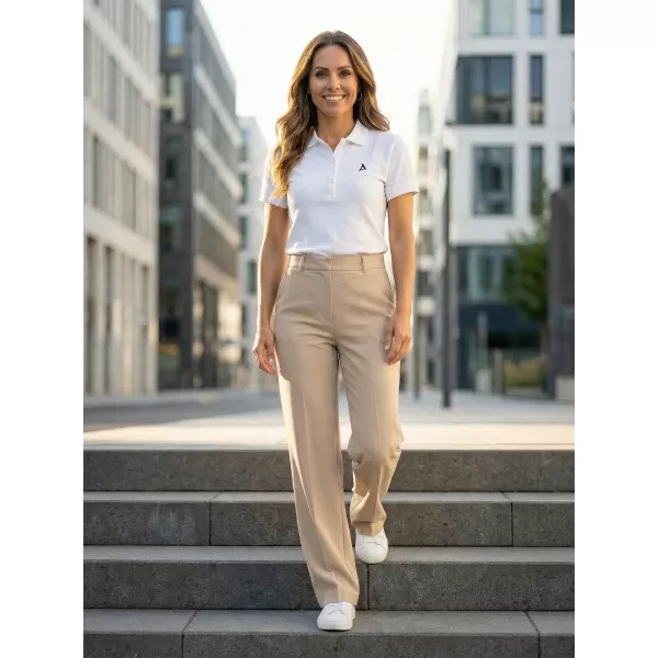  Premium-T-Shirt für Damen mit Kragen ALTISPORT ALW002210 WEIß 