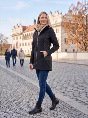 Softshell-Mantel für Damen ALTISPORT GYMA LCTU163 SCHWARZ