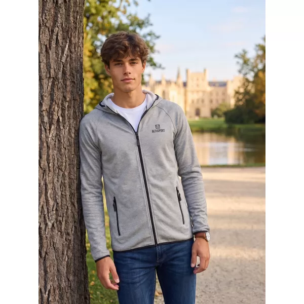  Premium-Sweatshirt für Herren ALTISPORT ALM006417 DUNKELGRAUE HIGHLIGHTS 