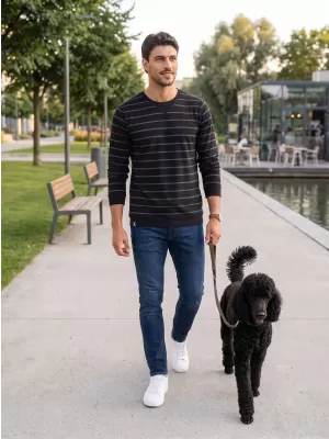 Herren-T-Shirt ALTISPORT KIAFAT MTSU706 SCHWARZ