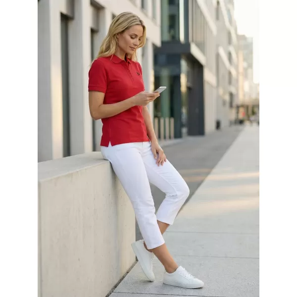  Premium-T-Shirt für Damen mit Kragen ALTISPORT ALW002210 ROT 