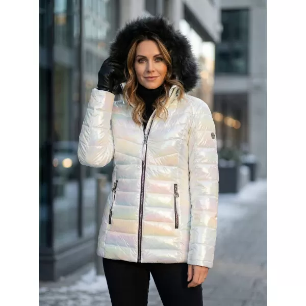  Winterjacke für Damen KIXMI MISSY WEIß 