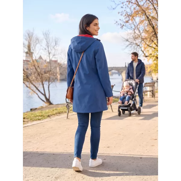  Softshell-Mantel für Damen ALTISPORT DERAURA LCTU166 DUNKELBLAU 