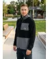 Fleece-Sweatshirt für Herren ALTISPORT HONOB MSWU307 SCHWARZ