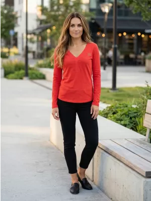 Damen-T-Shirt ALTISPORT SEBBA LTSU835 ROT