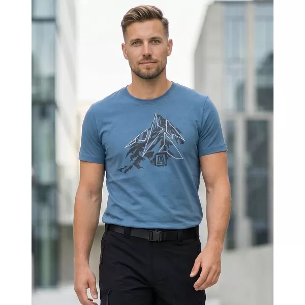  Pánské triko ALTISPORT CARRYOVER ALM115129 DENIM 